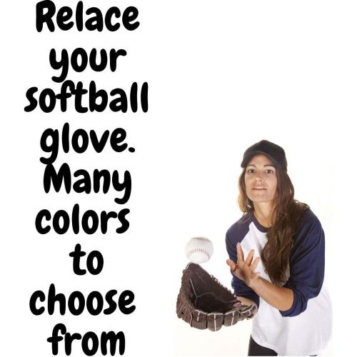  TOFL Softball and Baseball Glove Lace Kit Mitt Lace Glove Repair Lacing Kit 2 Leather Laces with Lacing Needle for Catchers Glove