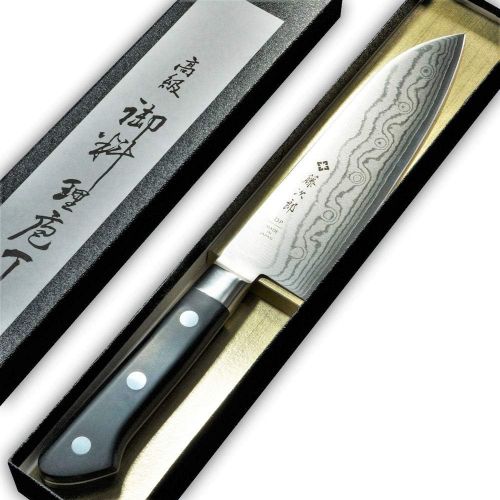  Tojiro DP Damascus 7-inch Santoku Knife