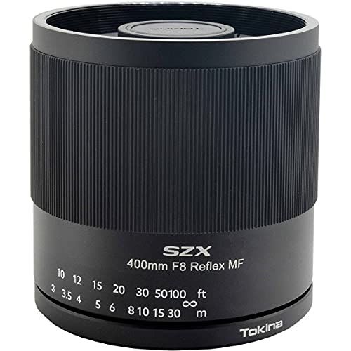  Tokina SZX 400mm f/8 Reflex MF Super Telephoto Lens for Fujifilm X, Black