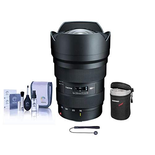  Tokina Opera 16-28mm F/2.8 FX Zoom Lens for Nikon DSLR Cameras - Bundle with Lens Case, Cleaning Kit, Capleash II