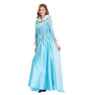 TOKYO-T Elsa Costume Women Snow Queen Dress Adult Halloween