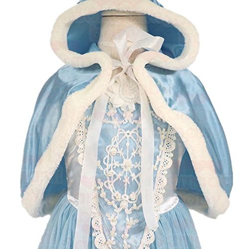  TOKYO-T Elsa Inspired Dress for Girls Princess Cinderella Costume Size 4-6 Party with Accessories