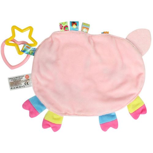  TOLOLO Cartoon Animals Plush Toys Baby Sleeping Toys Newborn Children to Appease Towel Cloth Can Bite (Piggy)