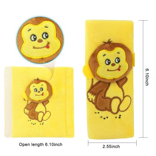  TOLOLO Infant and Baby Car Seat Strap Covers,Stroller Belt Covers,Head Support, Shoulder Pads