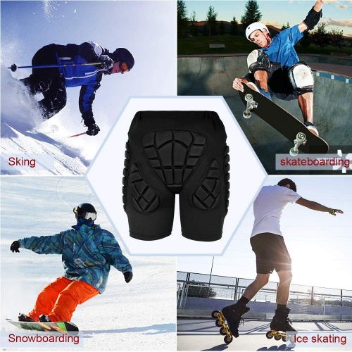  TOMSHOO Hip Protection Pads Shorts Upgrade Hip Protection Pads 3D EVA Hip Bone Protection Pad