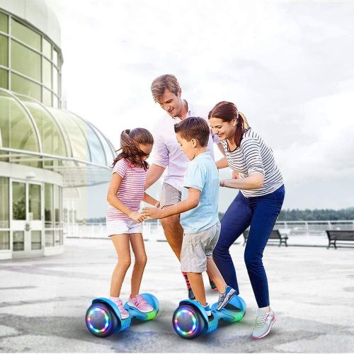  TOMOLOO Hoverboard with Bluetooth Speaker UL2272 Certified Self Balancing Electric Scooter 6.5 Two-Wheel Hover Boards with LED Lights for Kids and Adult