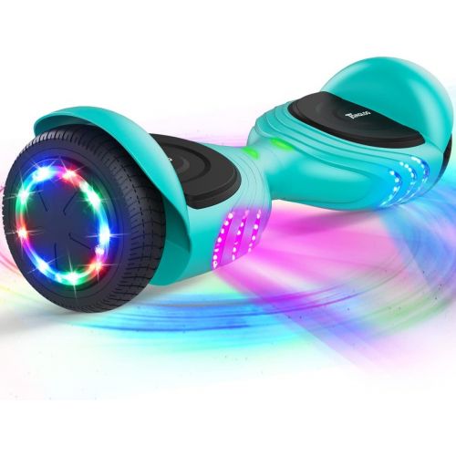  [아마존베스트]TOMOLOO Music-Rhythmed Hoverboard for Kids and Adult Two-Wheel Self-Balancing Scooter- UL2272 Certificated with Music Speaker- Colorful RGB LED Light