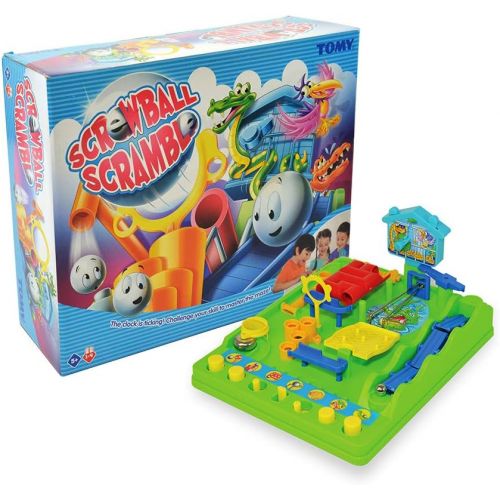  TOMY Screwball Scramble Games for Kids & The Classic TOMY Mr. Mouth Feed The Frog Game