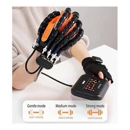  2023 New Rehabilitation Robot Gloves Upgrades Hand Stroke Recovery Equipment with 4 Workout Modes and Hand Massage