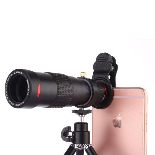  TONGTONG Cell Phone Camera Lens,22X High Definition Telescope Wide-Angle Micro-Range Set Portable Photo Camera Artifact Telephoto Lens Tripod for Smartphone