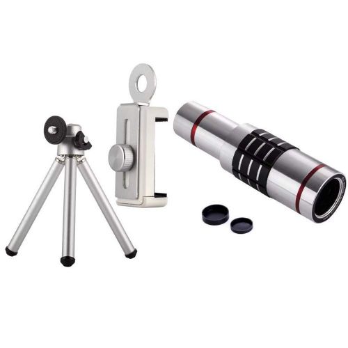  TONGTONG 18 X Cell Phone Telescope Lens Camera Lens with telephoto Lens Tripod Smartphone iPhone Samsung Huawei Sony HTC Smart Mobile Phone