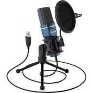 [아마존베스트]USB Microphone, TONOR Computer Condenser PC Gaming Mic with Tripod Stand & Pop Filter for Streaming, Podcasting, Vocal Recording, Compatible with iMac Laptop Desktop Windows Comput