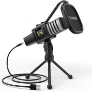 USB Microphone, TONOR Cardioid Condenser Computer PC Mic with Tripod Stand, Pop Filter, Shock Mount for Gaming, Streaming, Podcasting, YouTube, Voice Over, Twitch, Compatible with