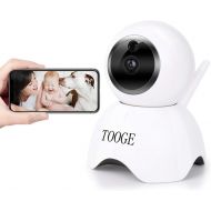 [아마존베스트]Pet Dog Camera, TOOGE Home WiFi Security Camera FHD Surveillance Baby Monitor Motion Detection with Night Vision 2-Way Audio Pan/Tilt/Zoom Compatible with iOS/Android