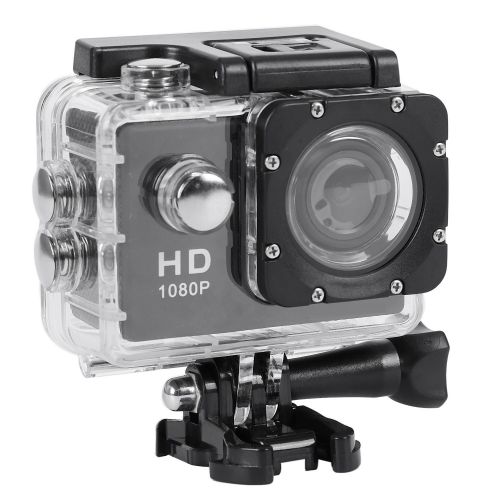  TOOGOO Sport Camera 1080P Full HD Waterproof Underwater Camera with 140 Degree Wide-Angle Lens 12MP 2 Rechargeable Batteries and Mounting Accessories Kit