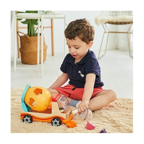  TOP BRIGHT Wooden Shape Sorter Toys for Toddlers Learning Sort and Match for 2 Year Old