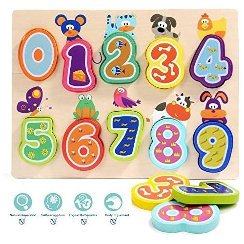  [아마존베스트]TOP BRIGHT Puzzles Educational Toys for 1 Year Old Girl Boy Gifts and One Year Old Boy Learning Toys for Toddlers