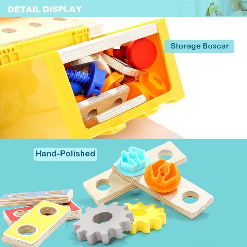  TOP BRIGHT Toddler Tools Set Toys for 2 3 Year Old Boy Gifts Kids Toy Truck