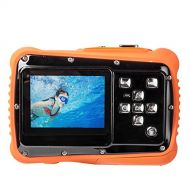 TOP-MAX Digital Camera for Kids, Waterproof Sport Action Camera Camcorder Cam with 2.0 LCD Screen, Super HD Underwater Digital Video Camera Record Cam for Sports Swimming Diving an