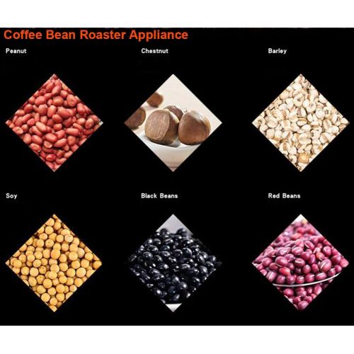  TOPCHANCES Coffee Roaster Machine, 750g Electric Non-Stick Coffee Bean Roasting Machine for Househeld Coffe Shop Use -110V