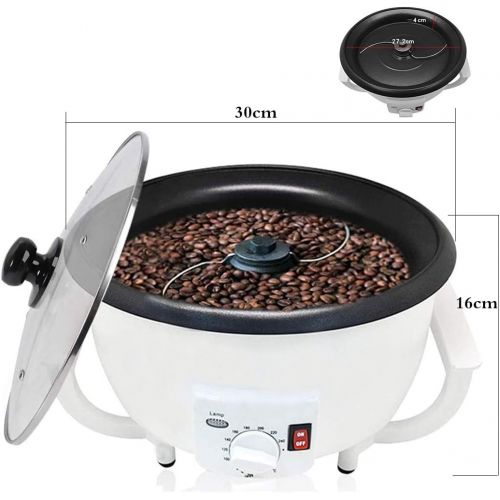  TOPCHANCES Coffee Roaster Machine, 750g Electric Non-Stick Coffee Bean Roasting Machine for Househeld Coffe Shop Use -110V