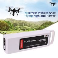 TOPCHANCES Q500 Drone Battery , 5400mAh 11.1V LiPO Battery with Charging Protection Function Compatible with Yuneec Typhoon Q500 Q500+ Typhoon 4K Typhoon G RC Quadcopter and Q500 Gopro Multic