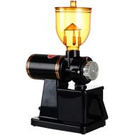 TOPCHANCES 220W Automatic Electric Burr Coffee Grinder Mill Grinder Coffee Bean Powder Grinding Machine 8 Speeds 120g/min -110V (Black)