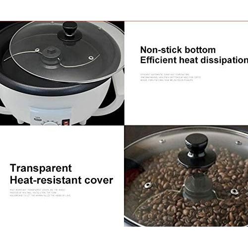  TOPCHANCES Coffee Roaster Machine, 750g Electric Non-Stick Coffee Bean Roasting Machine for Househeld Coffe Shop Use -110V