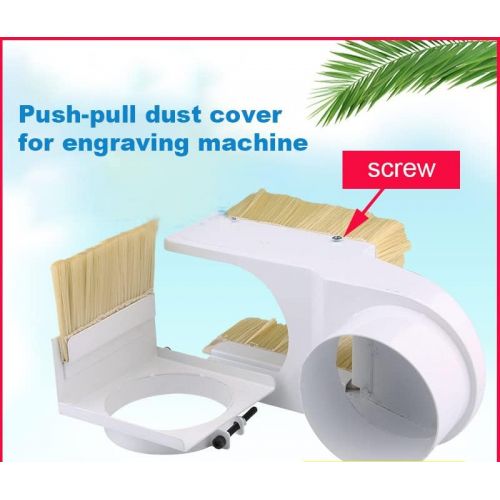  [아마존베스트]TOPCHANCES Spindle Dust Shoe Cover Cleaner for CNC Router Engraving Milling Machine (100mm)