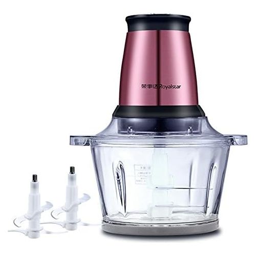  TOPCHANCES Household Mini Electric Meat Grinder 500W Multi-function Automatic Quick Mince Mini Stainless Steel Meats Mincer Vegetable Fruit Mixer Chopper Food Grinding Mincing Mach