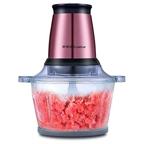  TOPCHANCES Household Mini Electric Meat Grinder 500W Multi-function Automatic Quick Mince Mini Stainless Steel Meats Mincer Vegetable Fruit Mixer Chopper Food Grinding Mincing Mach