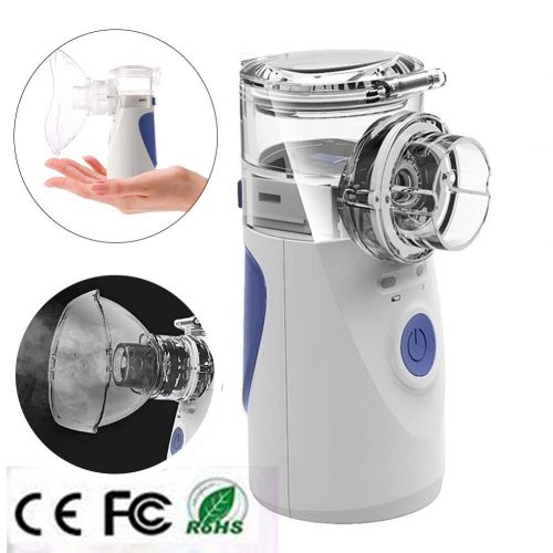  Steam Inhaler, TOPCHANCES Portable Handheld Personal Ultrasonic Compressor Nebuliser Mesh Steam Inhaler Kit Inhaler Machine Atomizer for Kids, Adults and Daily...