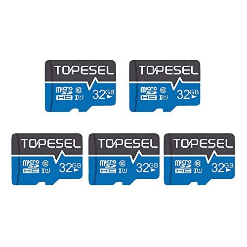  TOPESEL 32GB Micro SD Card 5 Pack Memory Cards Micro SDHC UHS-I TF Card Class 10 for Camera/Drone/Dash Cam(5 Pack U1 32GB)