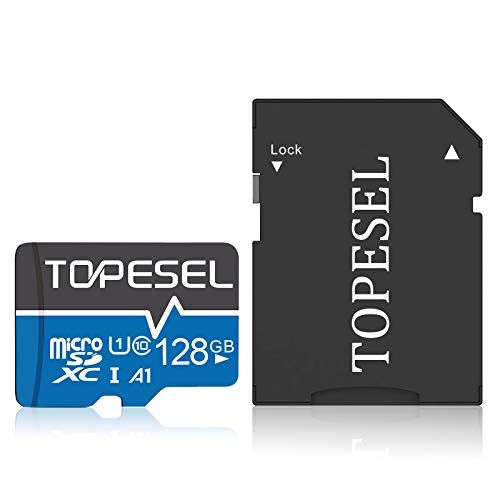  TOPESEL 128GB Micro SD Card SDXC Memory Cards UHS-I TF Card Class 10 for Camera/Phone/Nintendo-Switch/Galaxy/Drone/Dash Cam/GOPRO/Tablet/PC/Computer(1 Pack U1 128GB)