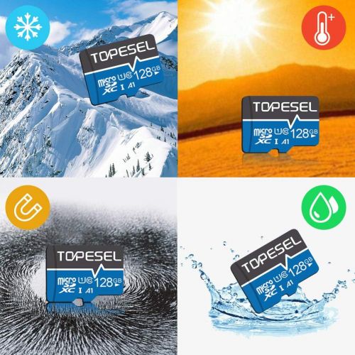  TOPESEL 128GB Micro SD Card SDXC Memory Cards UHS-I TF Card Class 10 for Camera/Phone/Nintendo-Switch/Galaxy/Drone/Dash Cam/GOPRO/Tablet/PC/Computer(1 Pack U1 128GB)