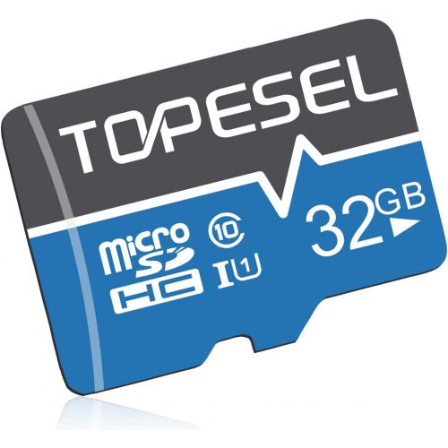  TOPESEL 32GB Micro SD Card UHS-I Speed up to 80m/s,Memory Card Micro SDHC,Class 10,U1 for Camera/Phone/Nintendo-Switch/Galaxy/Drone/Dash Cam/GOPRO/Tablet/PC/Computer