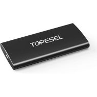 [아마존베스트]Portable SSD, TOPESEL 480GB High Speed Read & Write up to 540MB/s,External Solid State Drive for PC, Desktop, Laptop, MacBook, Black