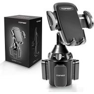 [아마존베스트]TOPGO [Upgraded] Car Cup Holder Phone Mount Adjustable Automobile Cup Holder Smart Phone Cradle Car Mount for iPhone 12 Pro Max/XR/XS/X/11/8/7 Plus/6s/Samsung S20 Ultra/Note 10/S8 Plus/S