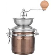 TOPINCN Manual Coffee Grinder, Adjustable Burr Mill,Stainless Steel Spice Nuts Grinding Mill,Hand Crank Mill for Office Home