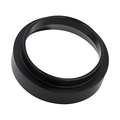  TOPINCN Espresso Dosing Funnel Aluminum Universal Coffee Powder Dosing Ring Coffee Maker Replacement Accessory 58MM (Black)