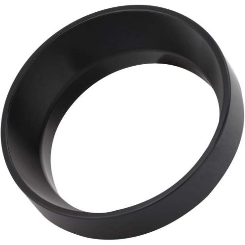  TOPINCN Espresso Dosing Funnel Aluminum Universal Coffee Powder Dosing Ring Coffee Maker Replacement Accessory 58MM (Black)