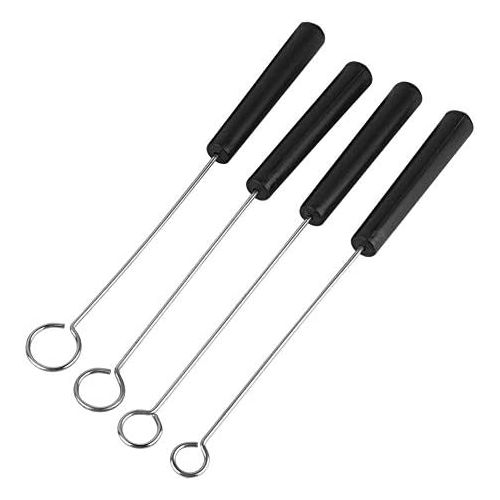  [아마존베스트]TOPINCN 10 pieces DIY baking accessories stainless steel chocolate dip fork set.