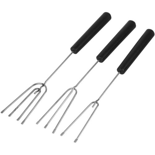  [아마존베스트]TOPINCN 10 pieces DIY baking accessories stainless steel chocolate dip fork set.