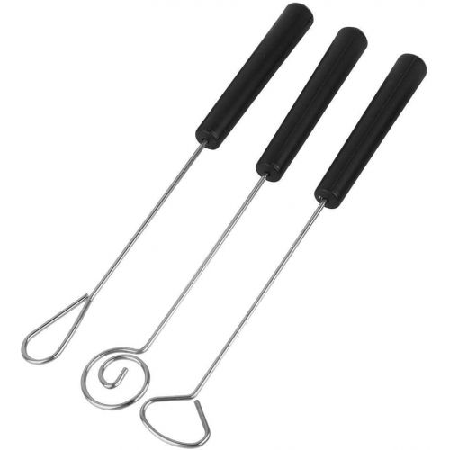  [아마존베스트]TOPINCN 10 pieces DIY baking accessories stainless steel chocolate dip fork set.