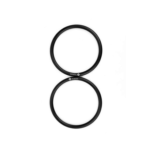  TOPIND 3 Large Size Aluminium Baby Sling Rings for Baby Carriers & Slings of 2 pcs (Black)