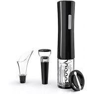 [아마존베스트]TOPKITCH Wine Opener Electric, Battery-Powered Wine Bottle Corkscrew Opener LED Light comes with Foil Cutter, Wine Saver Vacuum Pump Stopper and Aerator Pourer Gifts for Wine Lover