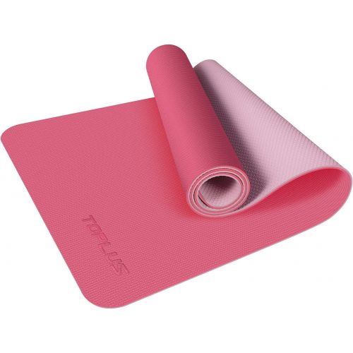  [아마존 핫딜]  [아마존핫딜]TOPLUS Yoga Mat - Upgraded Yoga Mat Eco Friendly Non-Slip Exercise & Fitness Mat with Carrying Strap, Workout Mat for All Type of Yoga, Pilates and Floor Exercises(1/4 inch-1/8 inc