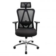 TOPVORK High Back Mesh Office Chair Ergonomic Chair, Desk Chair with Adjustable Headrest/Armrest and Lumbar Support, Better Spine Protection for Sedentary People