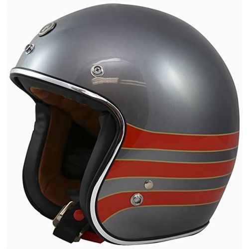  TORC Unisex-Adult Open-face Style (T50 Route 66) 34 Motorcycle Helmet with Graphic (Flying Tiger), X-Large