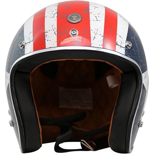  TORC Unisex-Adult Open-face Style (T50 Route 66) 34 Motorcycle Helmet with Graphic (Flying Tiger), X-Large